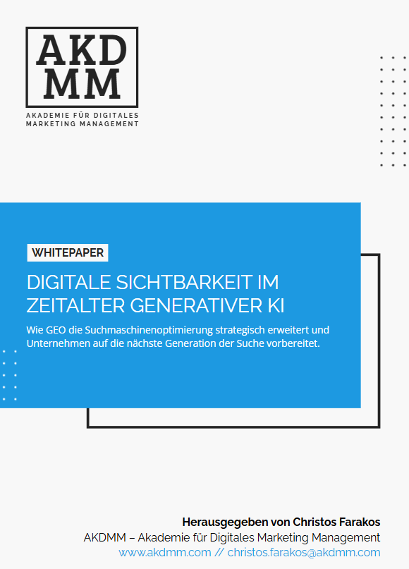 Whitepaper Cover digitale Sichtbarkeit im Zeitalter generativer KI